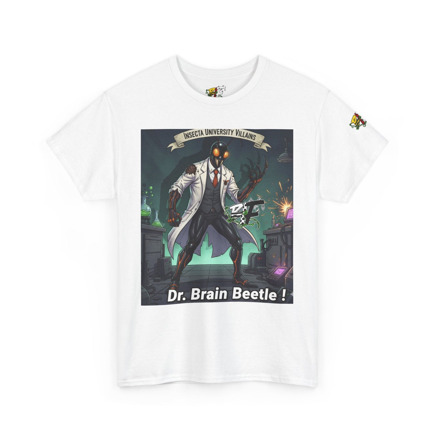 Blk Insct Famili Villains Unisex Heavy Cotton Tee - Graphic Tee for Casual Wear, Fun