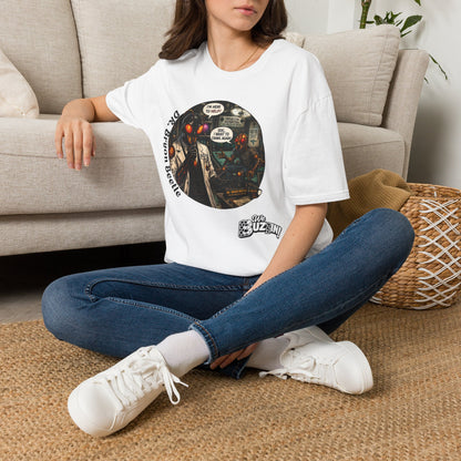 We Buzzin Comic Tee — 'I'm Here To Help'  Graphic T