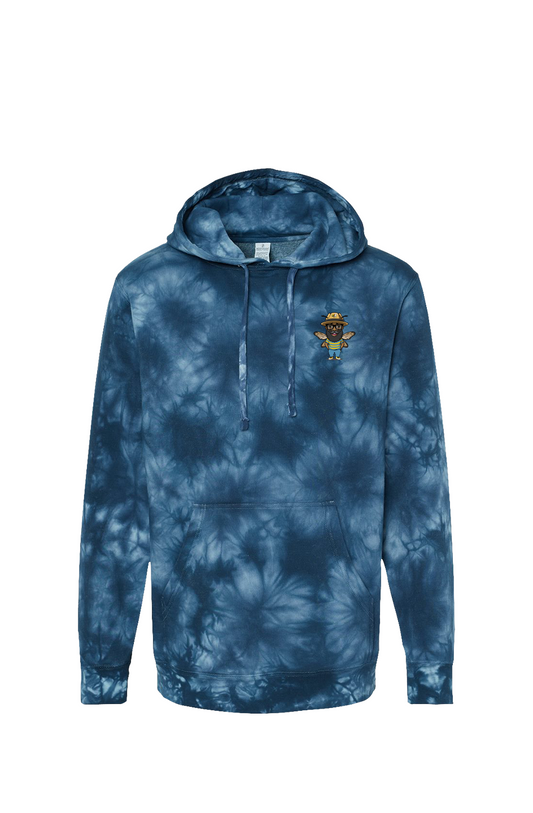 I Bee Incredible Tie Dye Navy Hoodie