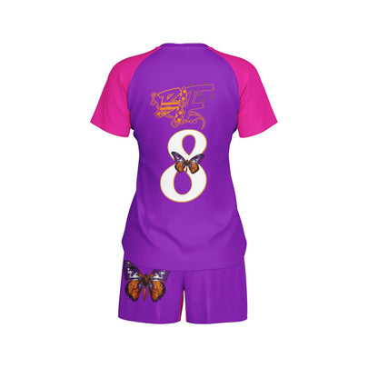Blk Insct Famili Women's Soccer Set - AOP