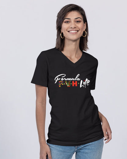 Formula Unisex Jersey V-Neck Tee | Bella + Canvas