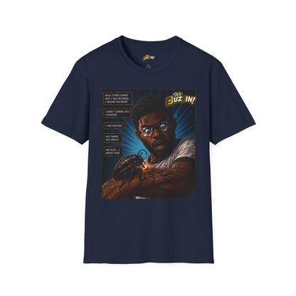 I Bee Incredible Orgins T-Shirt — “We Buzz In” Retro Comic Portrait Tee