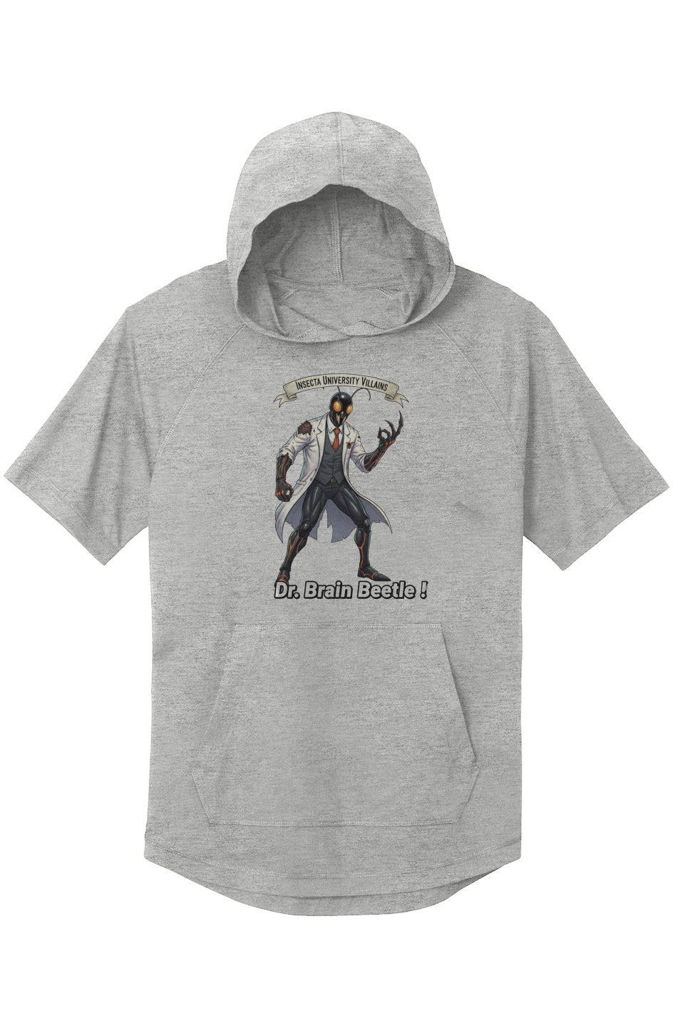 Insecta University D. Beetle Villans Posi Charge Wicking Short Sleeve Hoodie
