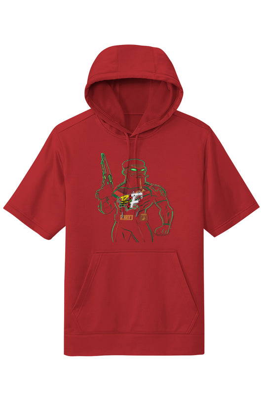 I BeeSport Wick Short Sleeve Hoodie