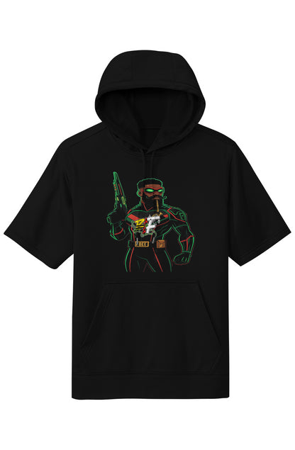 I BeeSport Wick Short Sleeve Hoodie