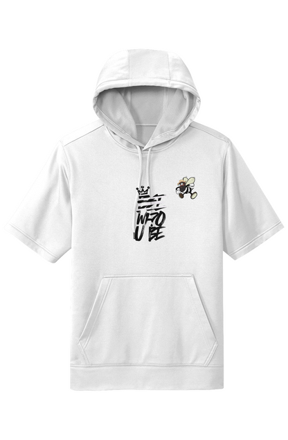 Bee Who U Be Sport Wick Short Sleeve Hoodie