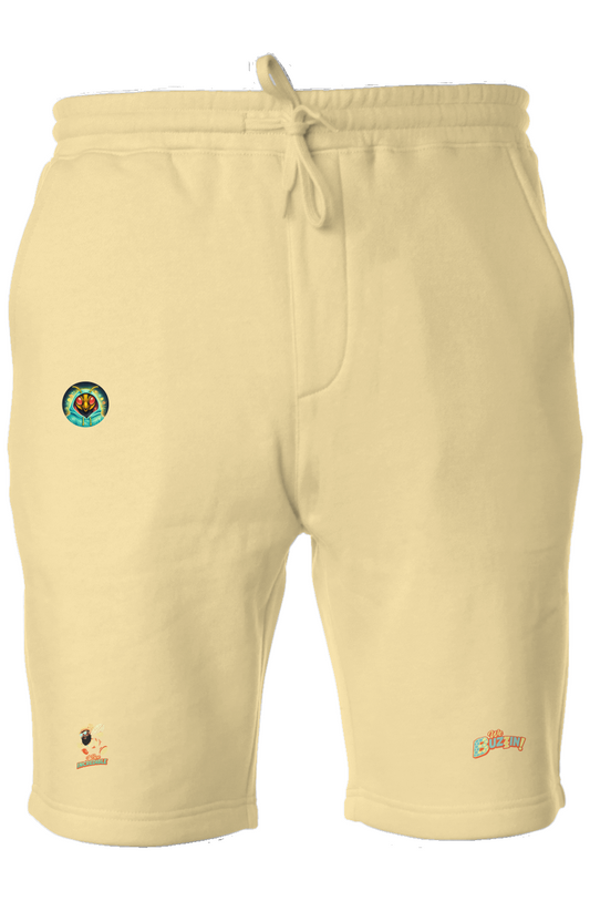 We Buzzin Pigment Dyed Fleece Shorts