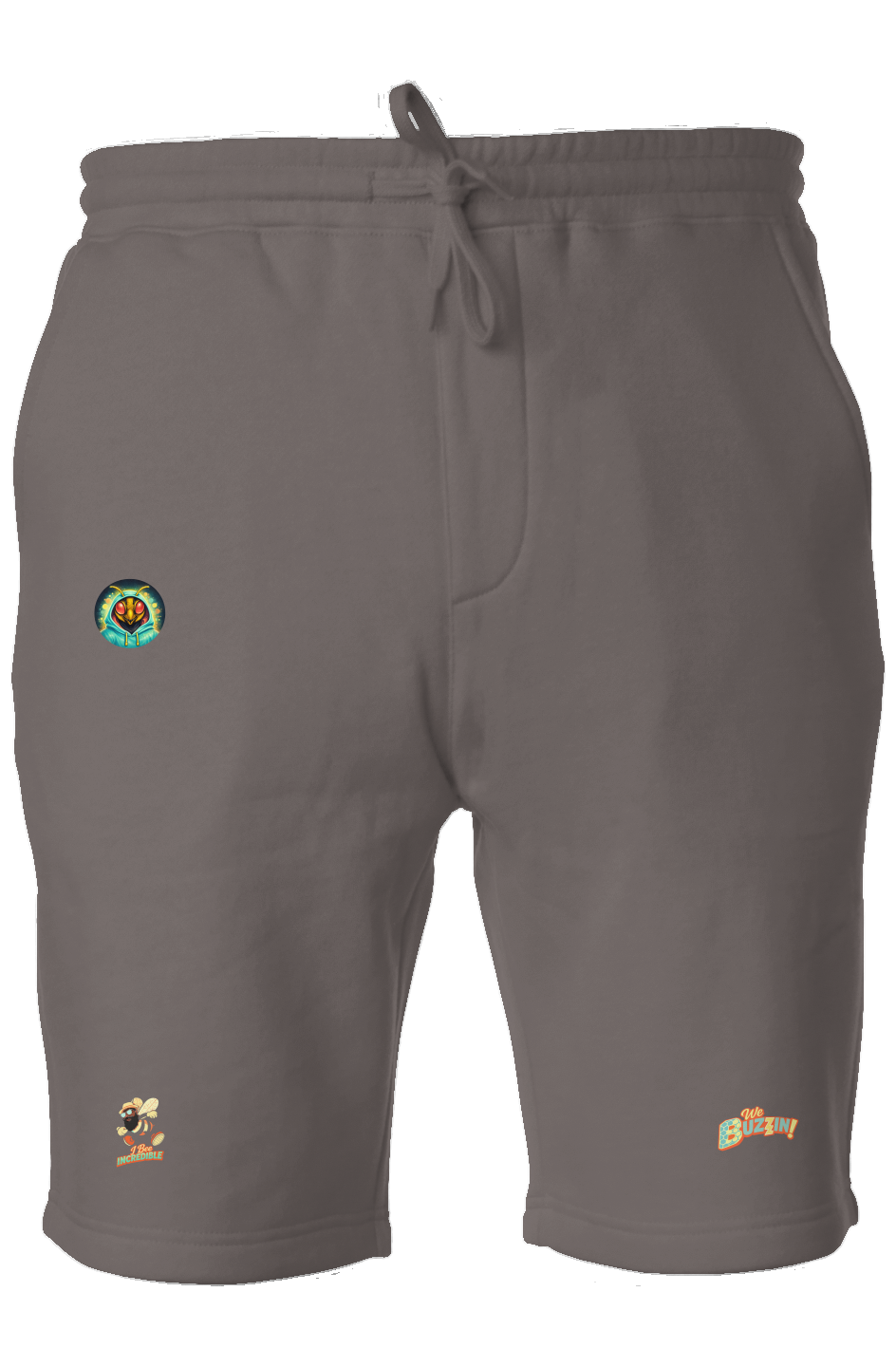 We Buzzin Pigment Dyed Fleece Shorts