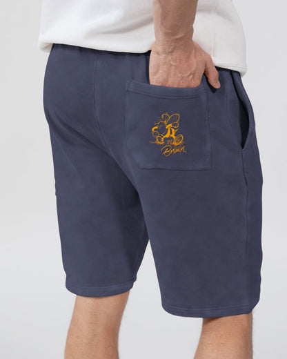 Bee Outline  Unisex Vintage Shorts | Lane Seven