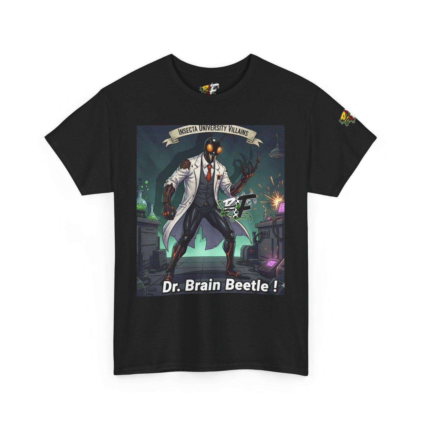 Blk Insct Famili Villains Unisex Heavy Cotton Tee - Graphic Tee for Casual Wear, Fun