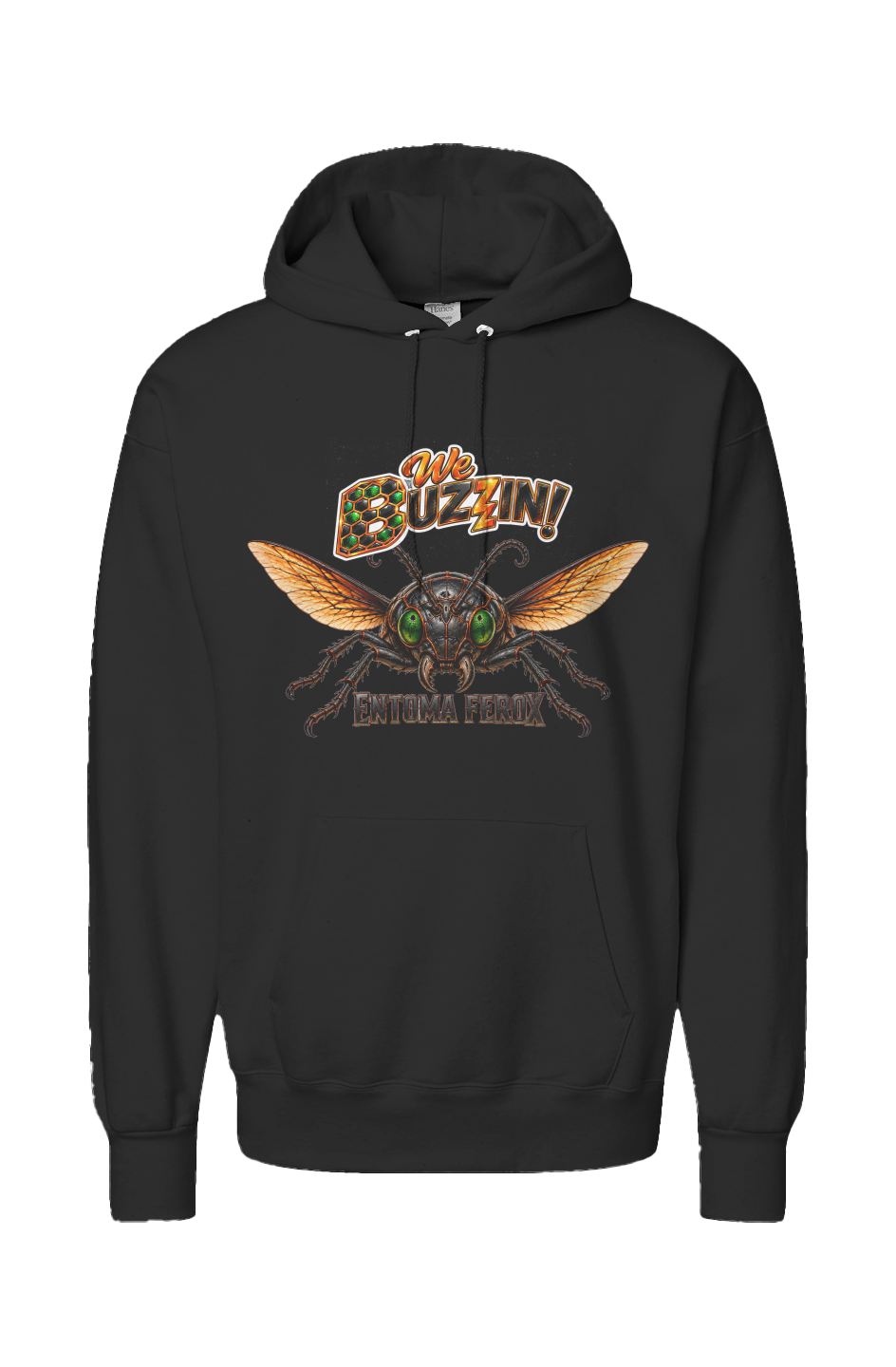 We Buzzin Beetle Ultimate Cotton Hooded Sweatshirt