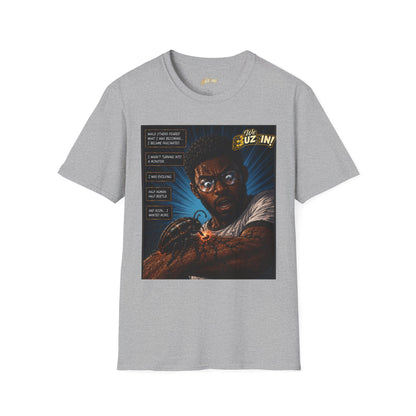 I Bee Incredible Orgins T-Shirt — “We Buzz In” Retro Comic Portrait Tee