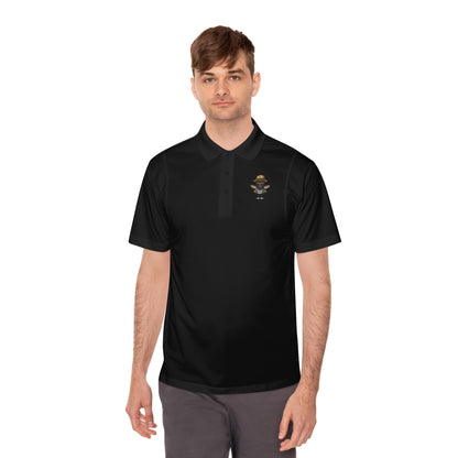 Blk Insct Famili Men's Sport Polo Shirt