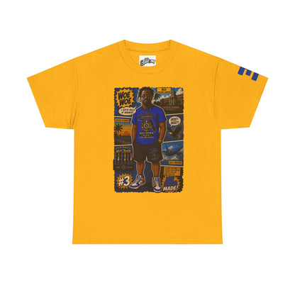 Comic Woe Woe Tee – Vintage Motorcycle Club Style Shirt