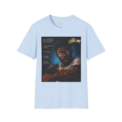 I Bee Incredible Orgins T-Shirt — “We Buzz In” Retro Comic Portrait Tee