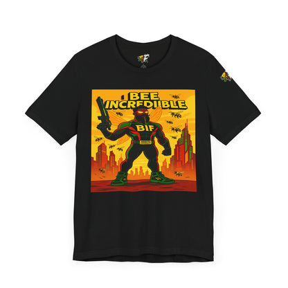 I Bee Incredible Graphic Tee, Unisex Jersey Tee, Comic Style T-Shirt, Buzzing Fun Fashion