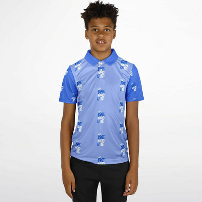 Bee Who U Be Youth Polo Shirt - AOP