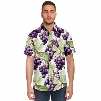 Dnt Juge My Different Short Sleeve Button Down Shirt - AOP