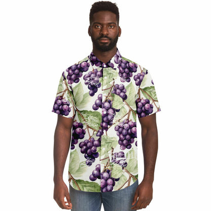 Dnt Juge My Different Short Sleeve Button Down Shirt - AOP