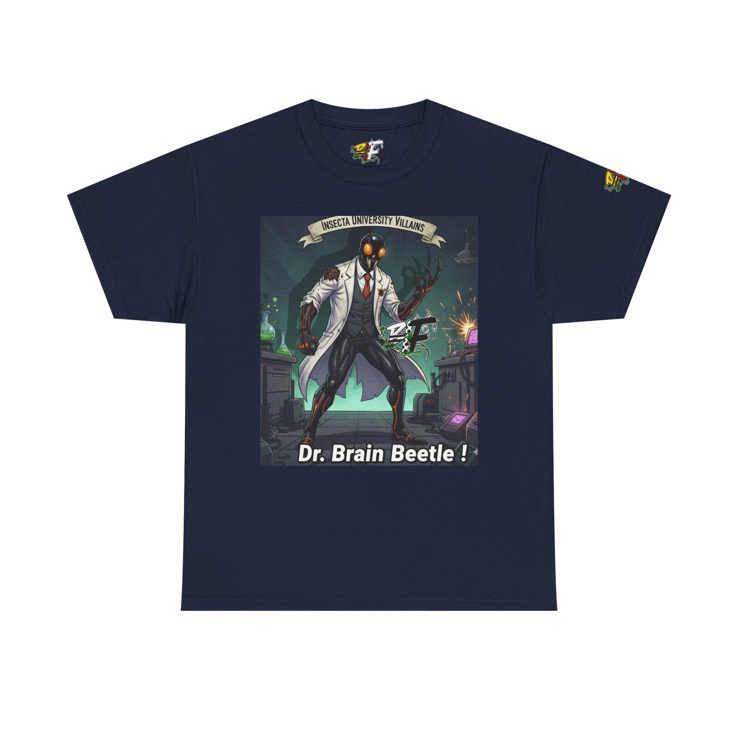 Blk Insct Famili Villains Unisex Heavy Cotton Tee - Graphic Tee for Casual Wear, Fun