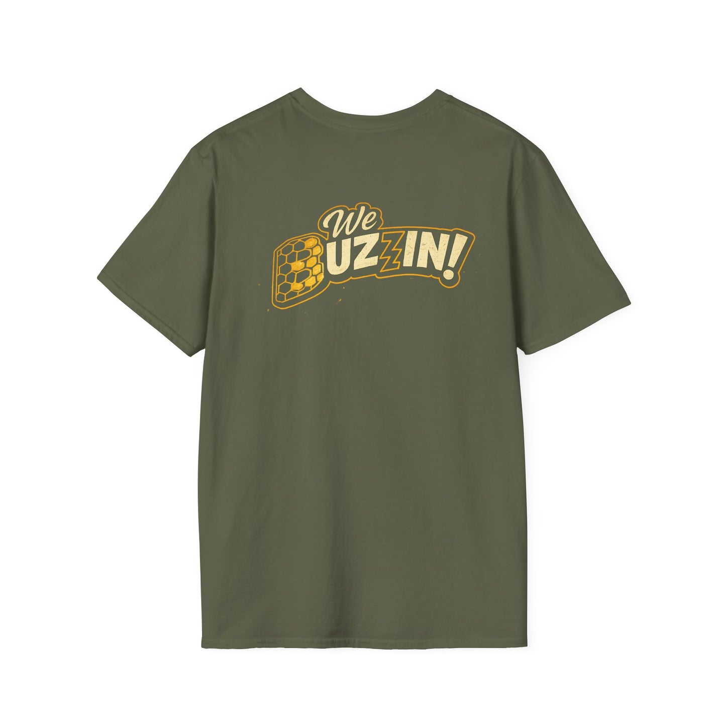 We Buzzin Comic Tee — 'I'm Here To Help'  Graphic T