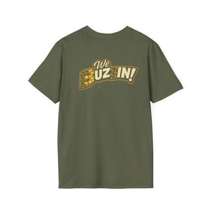 We Buzzin Comic Tee — 'I'm Here To Help'  Graphic T