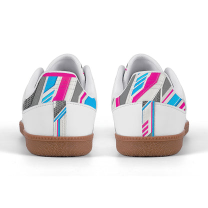 We Buzzin Praying Jenn Classic Retro Court Sneaker — Gum Sole Edition