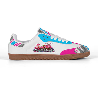 We Buzzin Praying Jenn Classic Retro Court Sneaker — Gum Sole Edition