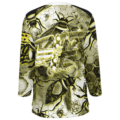 Bee Who U Be Ice Hockey Jersey - AOP