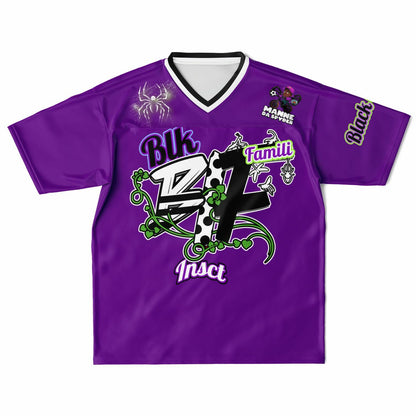 Blk Insct Famili Football Jersey - AOP