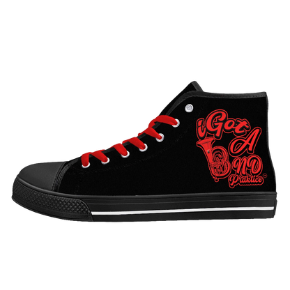 iGot Band Praktice Mens High Top Canvas Shoes - Customized Tongue