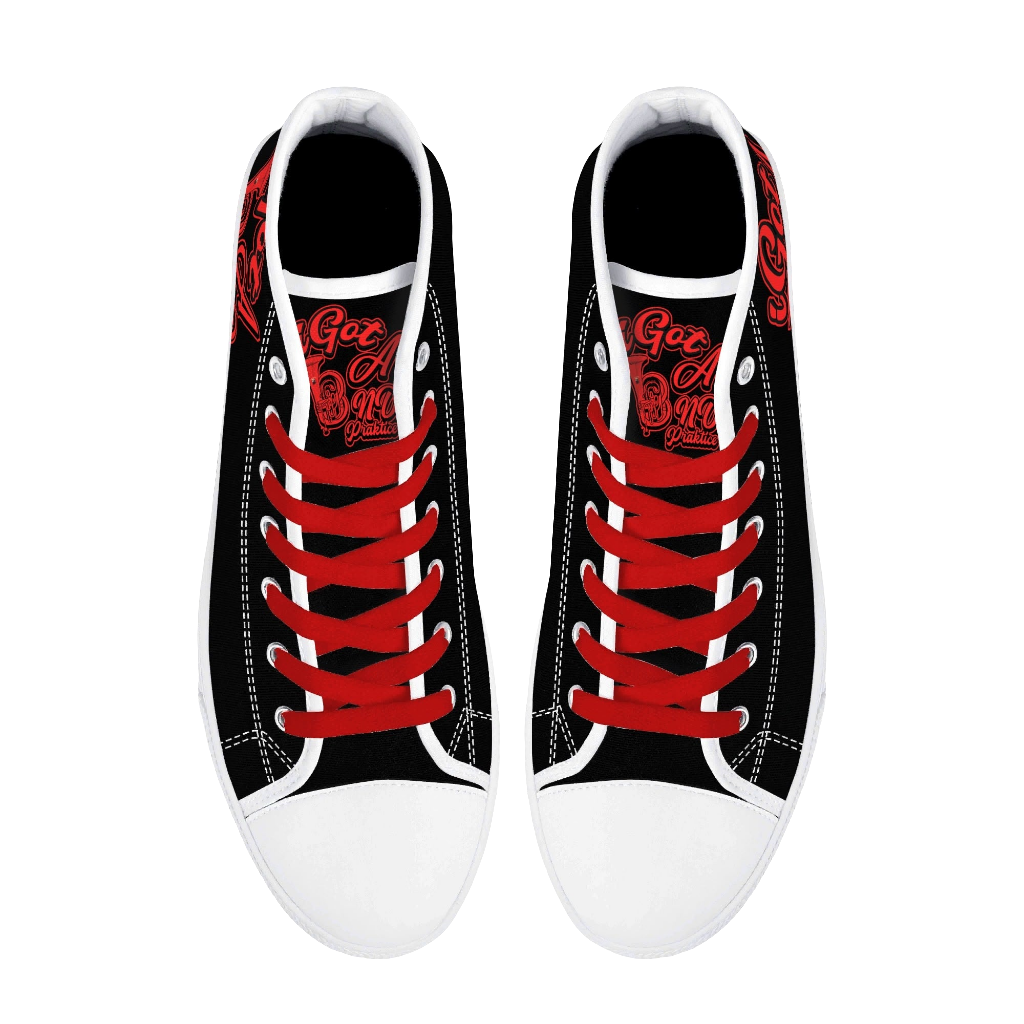 iGot Band Praktice Mens High Top Canvas Shoes - Customized Tongue