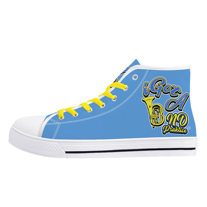 iGot Band Praktice Mens High Top Canvas Shoes - Customized Tongue