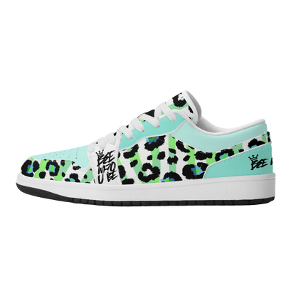Bee Who U Be Womens Premium PU Leather Low Top Sneakers-V2