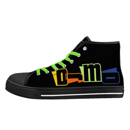 DJMD Womens High Top Canvas Shoes - Customized Tongue