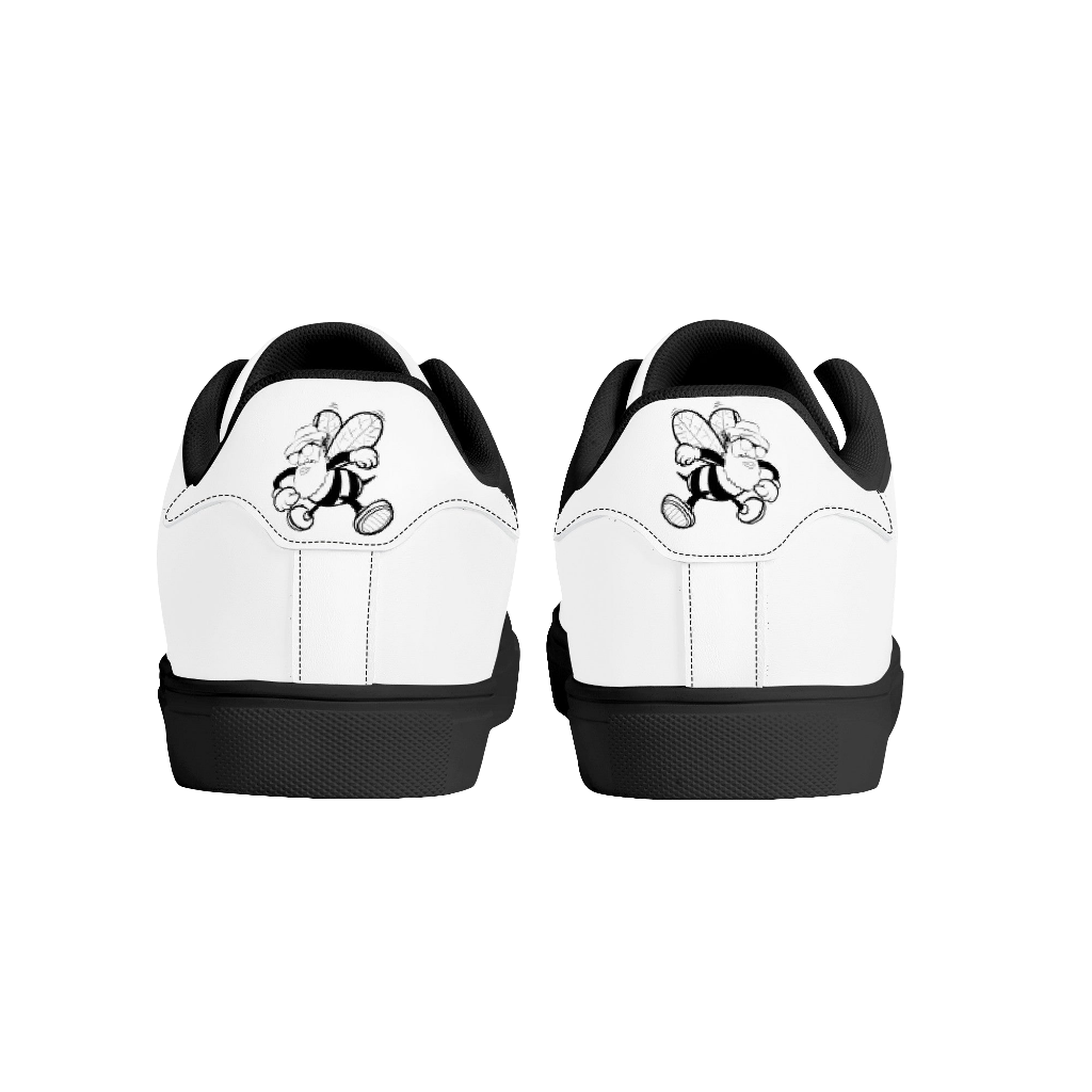 Bee Who U Be D27 Low-Top Sneakers - Black/White