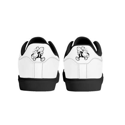 Bee Who U Be D27 Low-Top Sneakers - Black/White