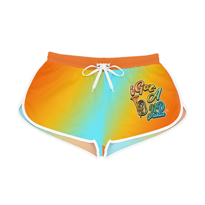 Sunset Gradient Women's Relaxed Shorts - Perfect for Summer Days & Vacations
