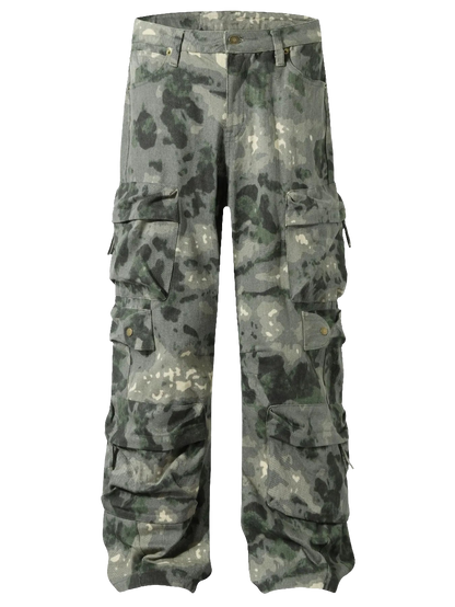 Men's Camouflage Wide Leg Pants