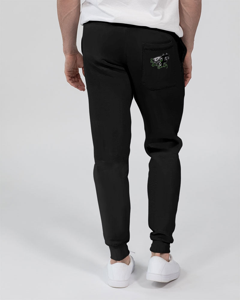 Black Insect Family Logo  Unisex Premium Fleece Joggers | Lane Seven
