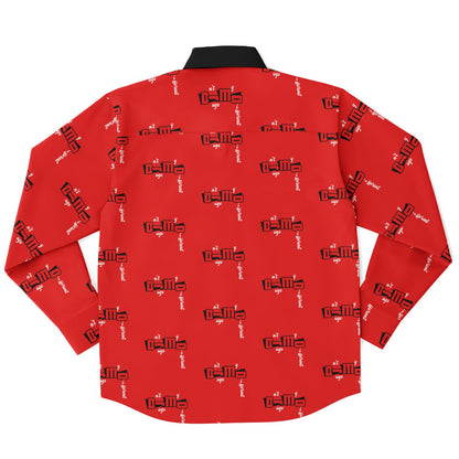 Dnt Juge My Different Long Sleeve Button Down Shirt - AOP
