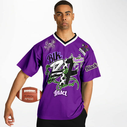 Blk Insct Famili Football Jersey - AOP