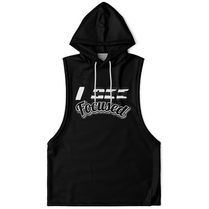 I Bee  Athletic Drop Armhole Hoodie - AOP