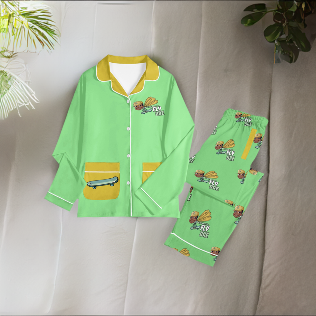 FLy Dre Children Long Sleeve Nightwear Pajama Set