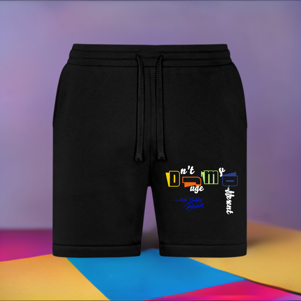 Dnt Judge My Different Bella + Canvas Unisex Short