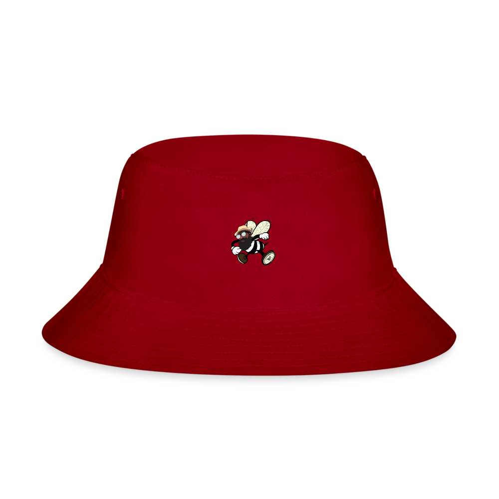 Blk Insct Famili Bucket Hat - red