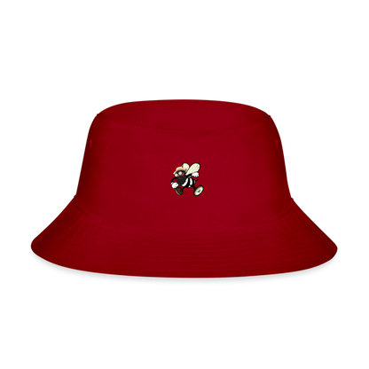 Blk Insct Famili Bucket Hat - red