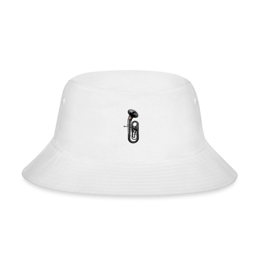 Bee Who U Be Btone Bucket Hat - white