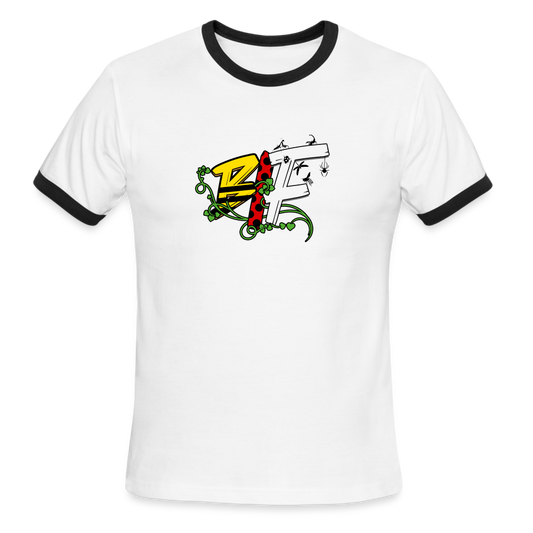 Blk Insct Famili Men's Ringer T-Shirt - white/black