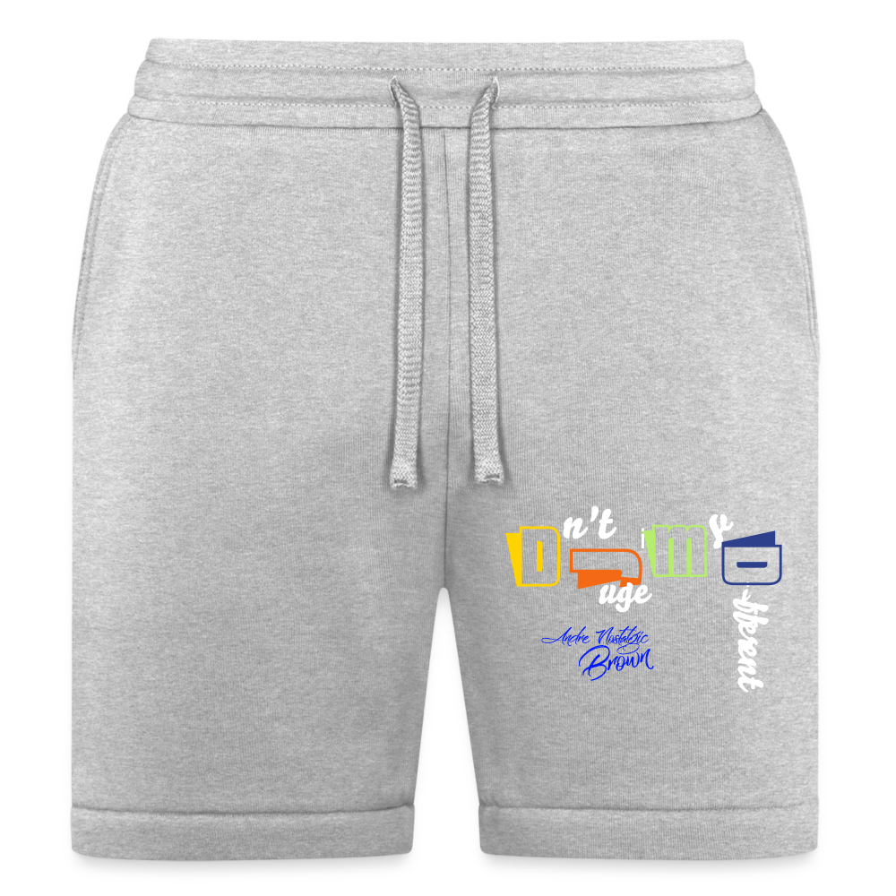 Dnt Judge My Different Bella + Canvas Unisex Short - heather gray